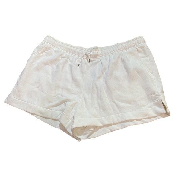 Universal Thread Pants - Universal Thread NWT Lounge Thick‎ Warm Up Active White Shorts 2X Women's
